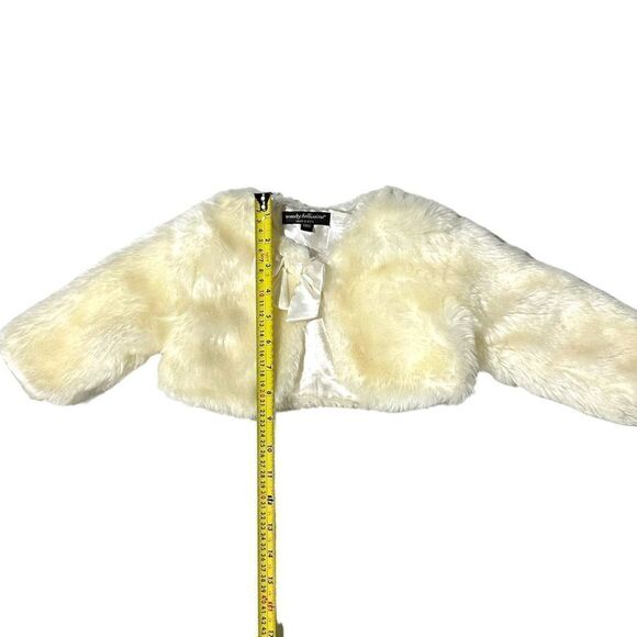 Wendy Bellissimo Baby & Kids Baby Girl Faux Fur Half Jacket Size 18 Months - Picture 4 of 10